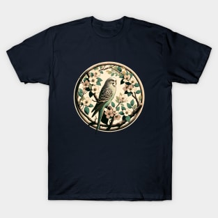 Parakeet and Dogwood T-Shirt